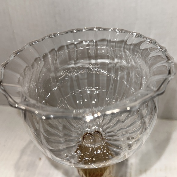 Vintage Hand Blown Candle Holder - Picture 2 of 4